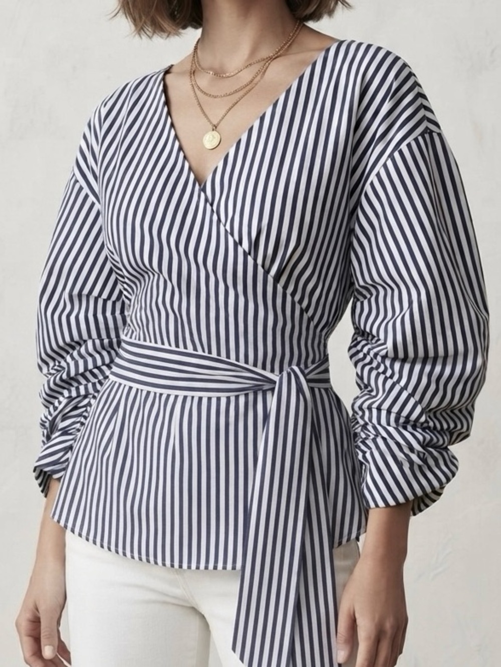 NWOT Style Mafia x Free People Wrap Blouse Size XS